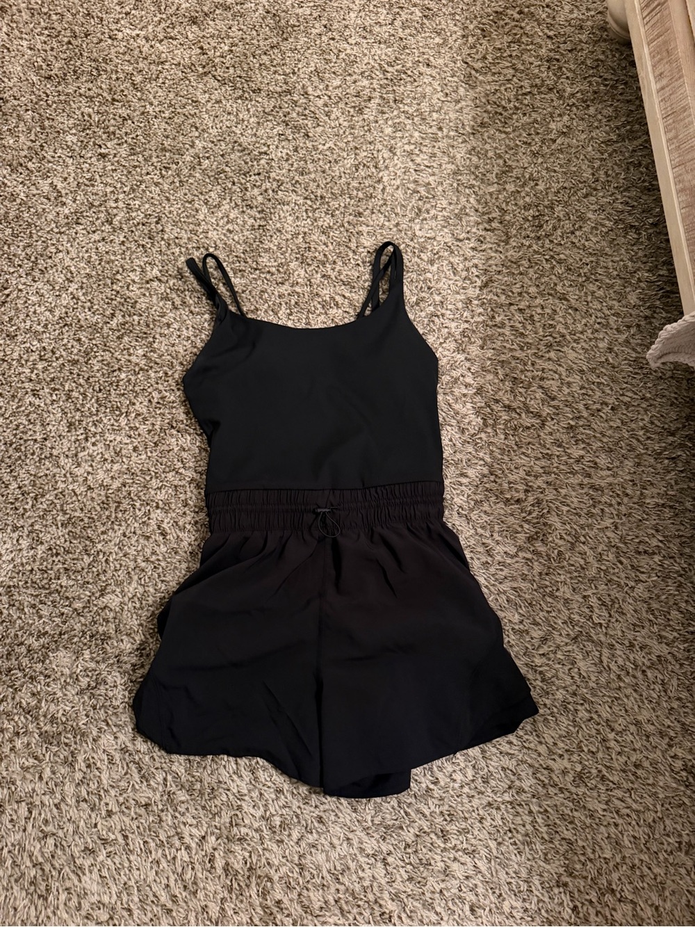 Black Sleeveless Romper